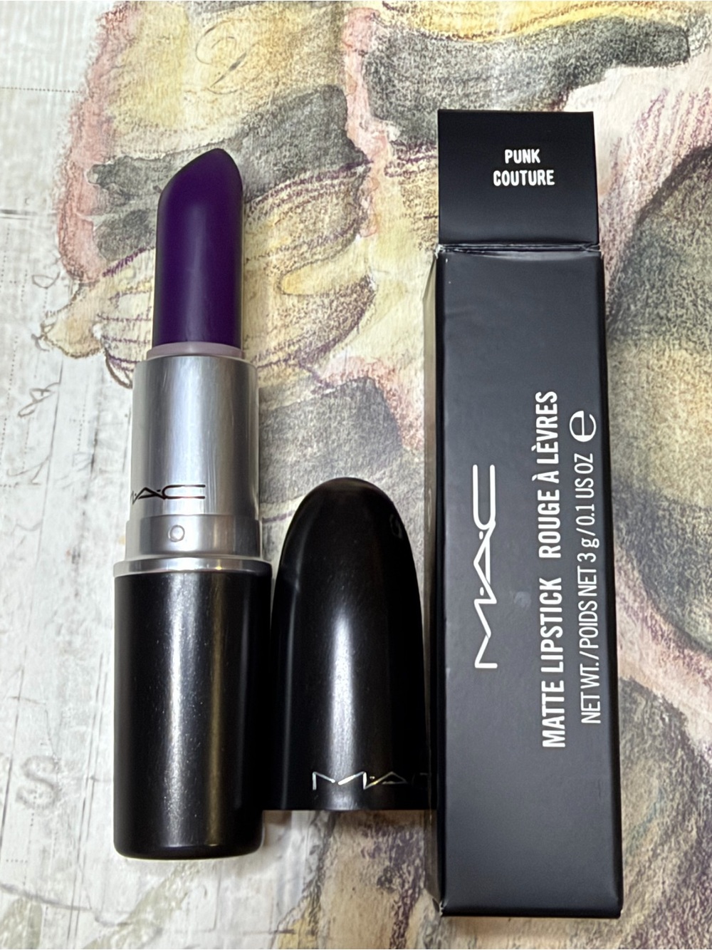MAC COSMETICS BNIB PUNK COUTURE Matte Lipstick RARE Discontinued Limited